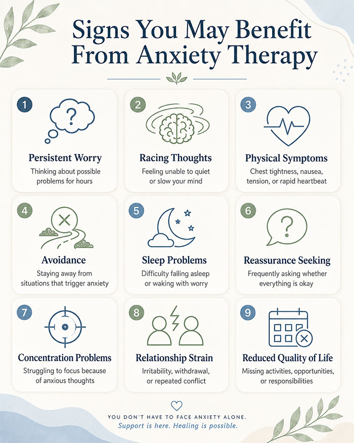 Signs You May Benefit from Anxiety Therapy