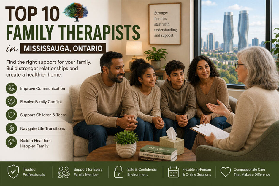 Top 10 Family Therapists in Mississauga