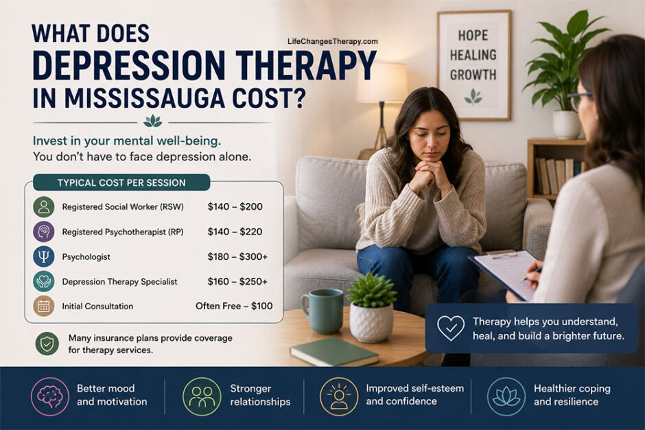 What Does Depression Therapy in Mississauga Cost?